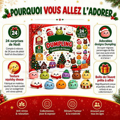 Calendrier de l'Avent Dumpling Squishy 2026