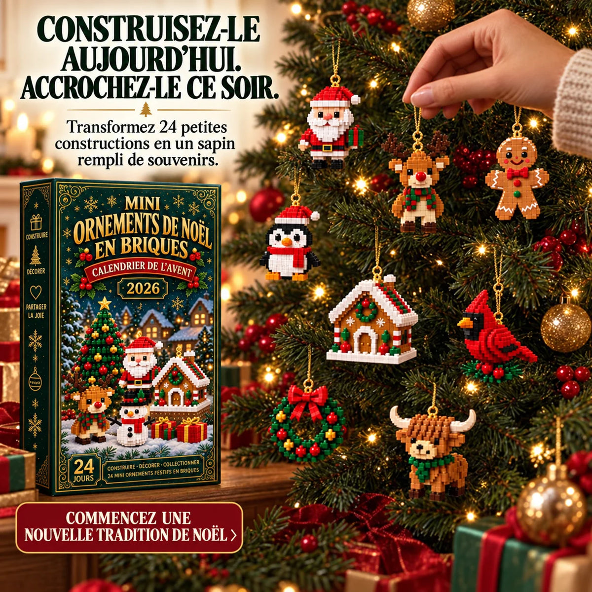 Calendrier de l'Avent Mini Briques de Noël 🎄