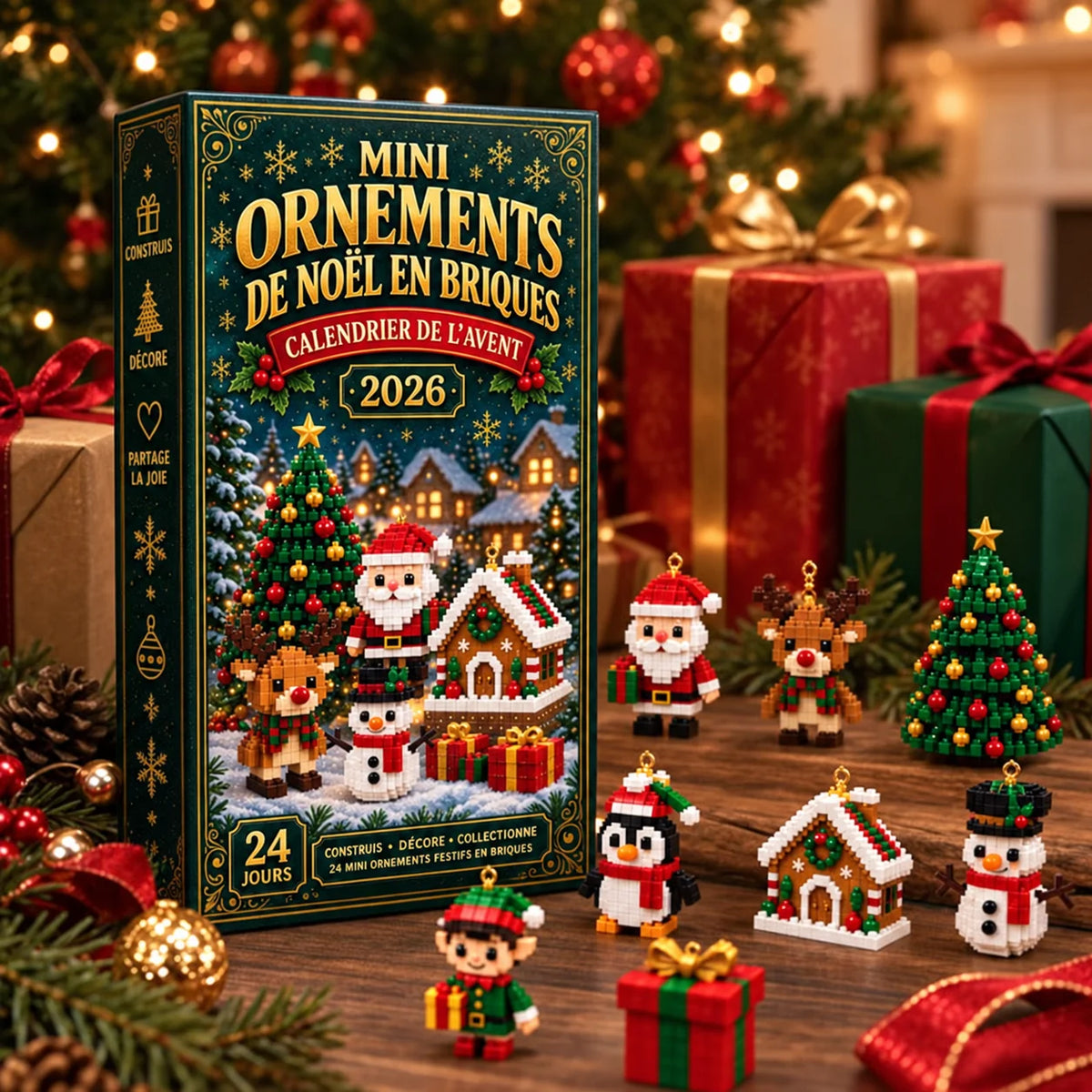 Calendrier de l'Avent Mini Briques de Noël 🎄