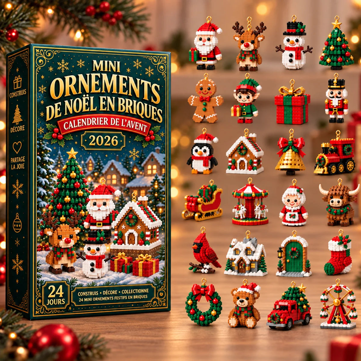 Calendrier de l'Avent Mini Briques de Noël 🎄