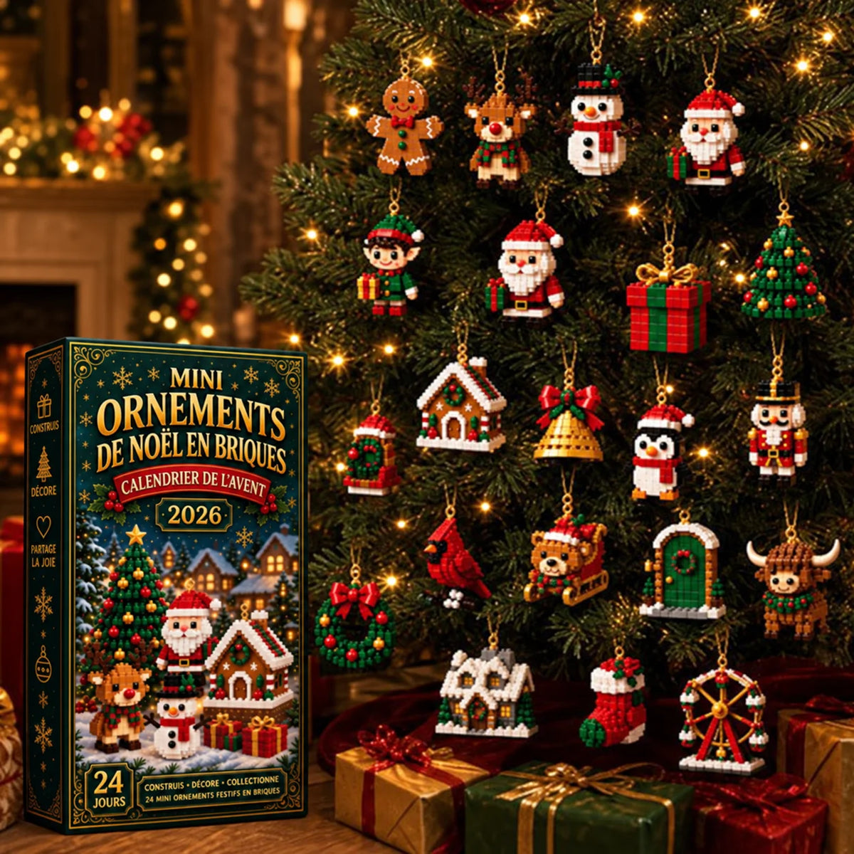 Calendrier de l'Avent Mini Briques de Noël 🎄