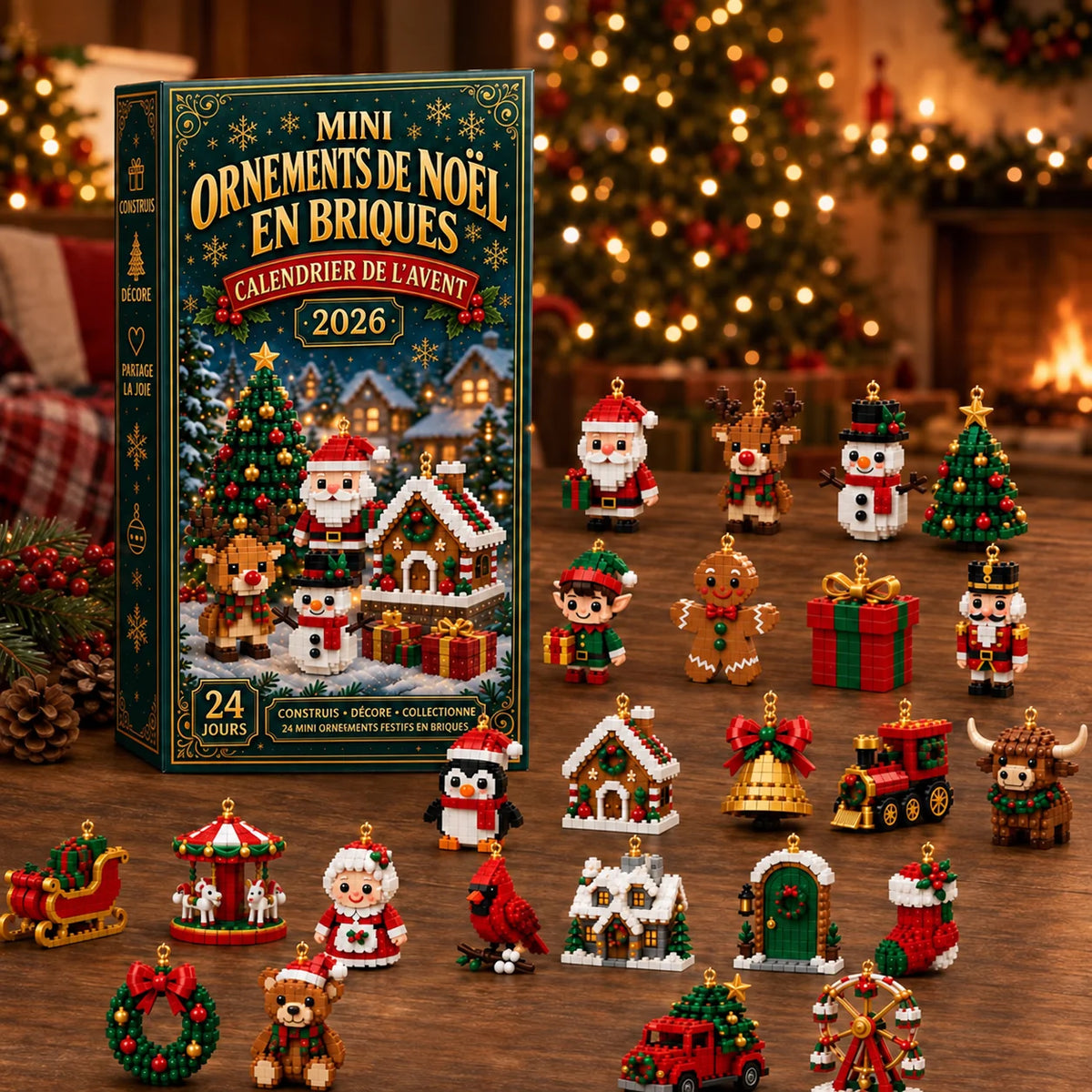 Calendrier de l'Avent Mini Briques de Noël 🎄
